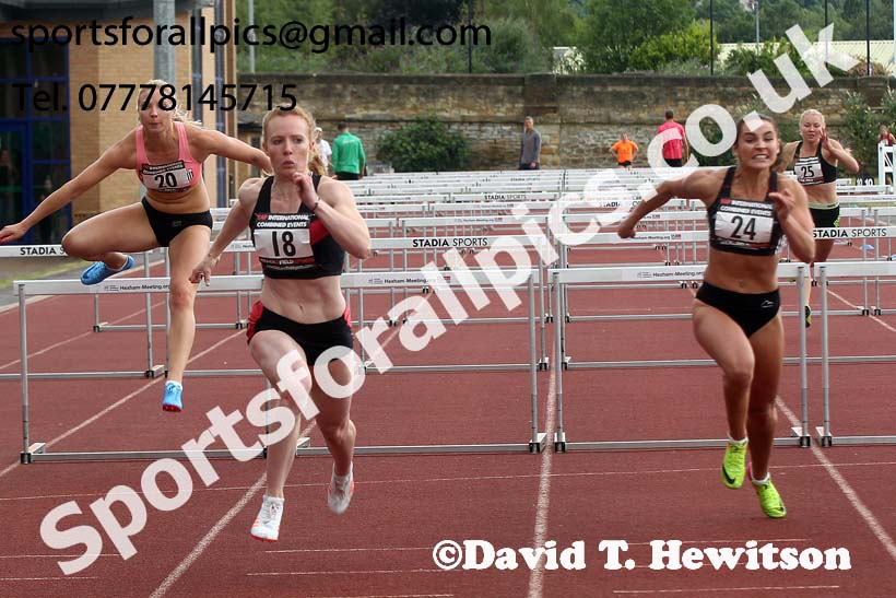 Womens heptathlon, EAP International Combined Events, Hexham, Northumberland. Photo: David T. Hewitson/Sports for All Pics